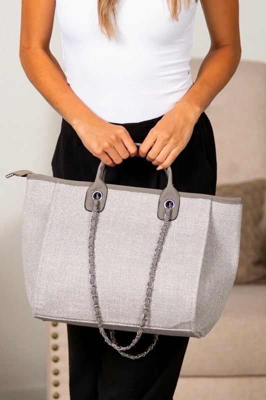 Tweed Tote Bag
