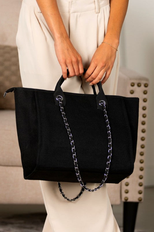 Tweed Tote Bag